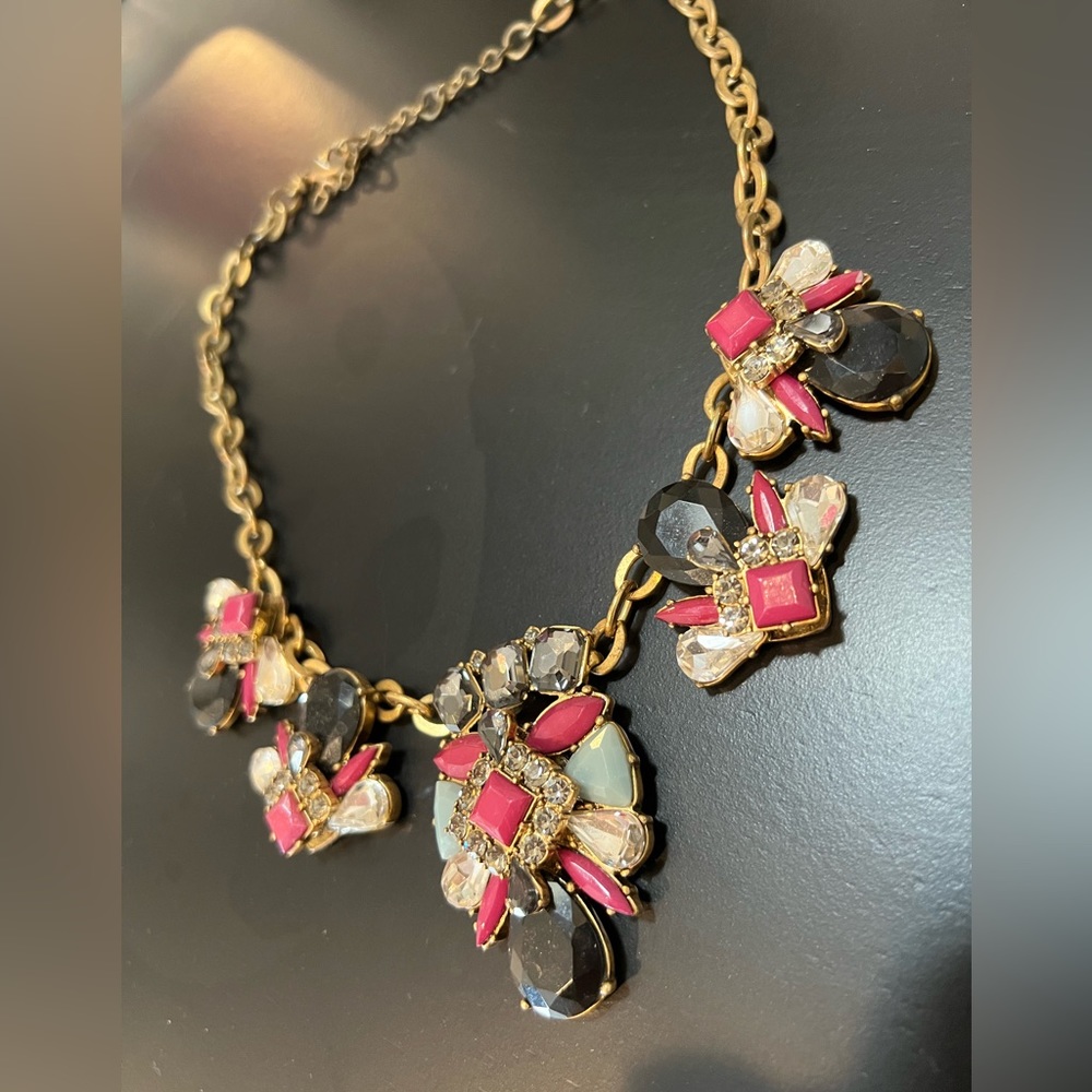 J. Crew Rhinestone Statement Necklace - Picture 3 of 3